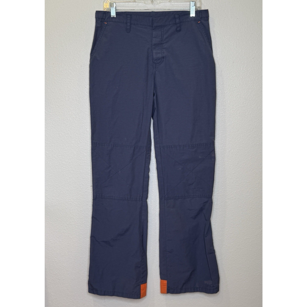 Abercrombie & Fitch‎ Chino Pants Women's Size 6 Blue Orange Cotton Nylon Blend